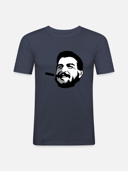 che - Männer Slim Fit T-Shirt - Navy