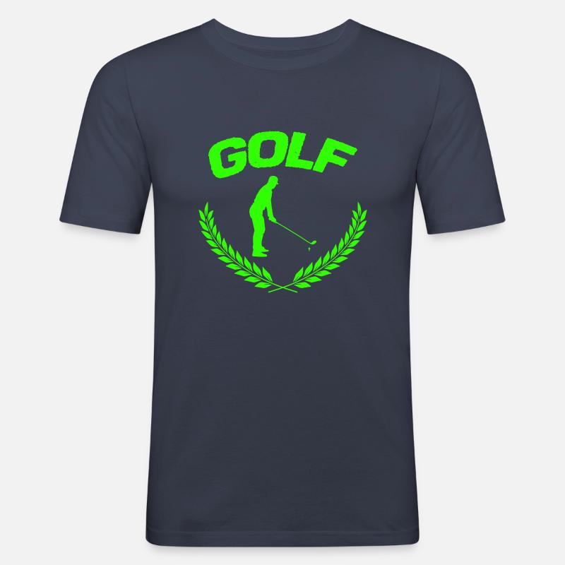 Golf game - Männer Slim Fit T-Shirt - Navy