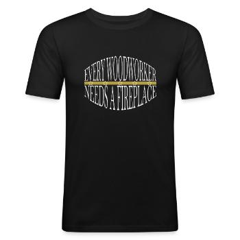 a carpenters prayer tshirts john carpenter - Männer Slim Fit T-Shirt - Schwarz - Vorne - Nik (191cm)