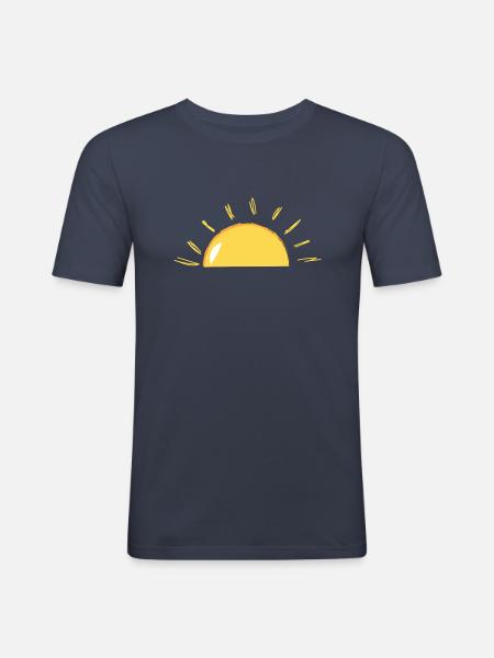 Sunshine - Men's Slim Fit T-Shirt - navy