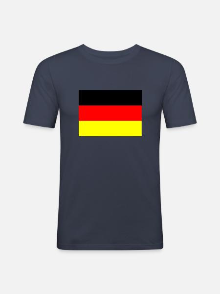 germany - Männer Slim Fit T-Shirt - Navy