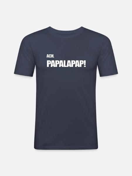 Papalapap - Men's Slim Fit T-Shirt - navy