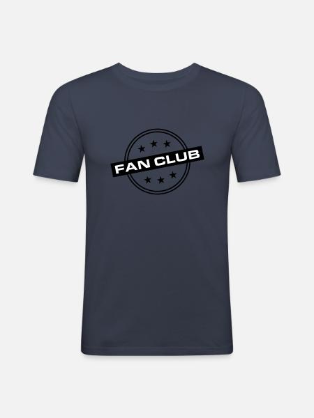 Fan Club - Men's Slim Fit T-Shirt - navy