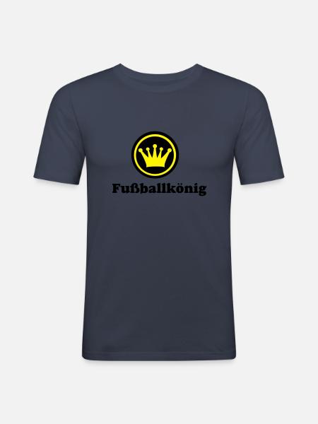 Fußball - Men's Slim Fit T-Shirt - navy