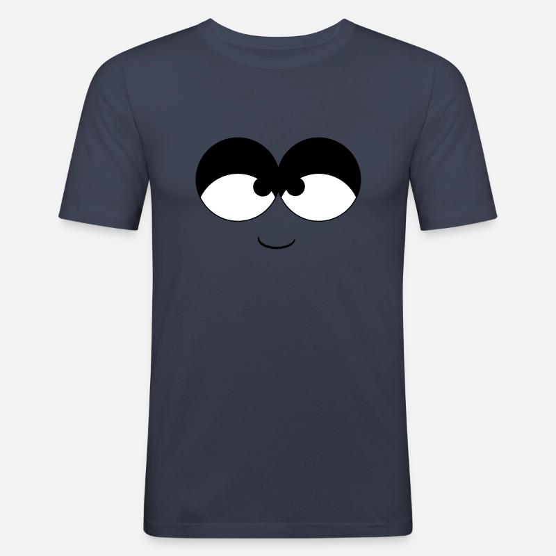 Seh dich! - Männer Slim Fit T-Shirt - Navy