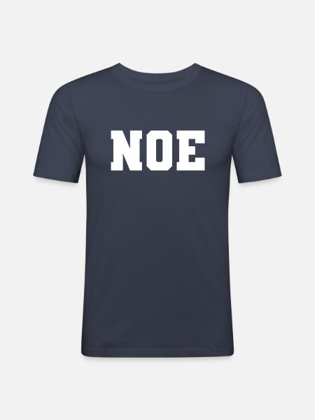 Nom - Noé - T-shirt près du corps Homme - bleu marine