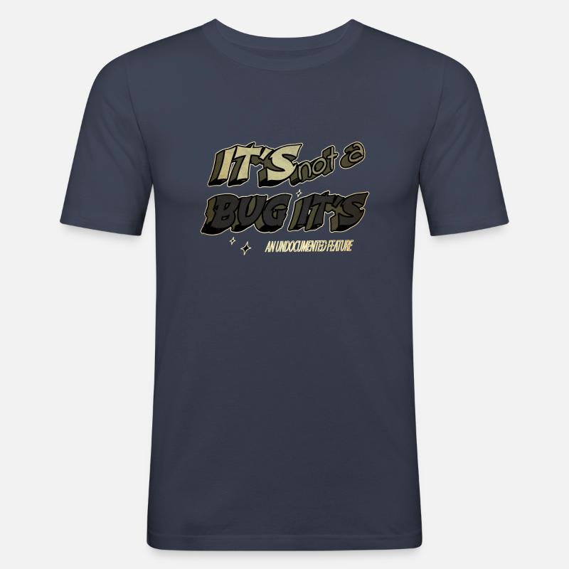 c sharp programming college student - Männer Slim Fit T-Shirt - Navy