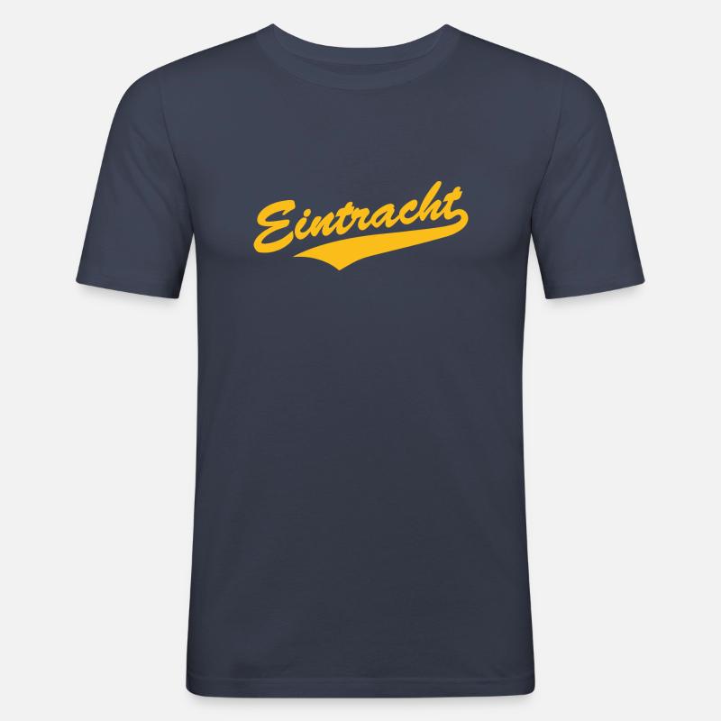 Eintracht Baseball-Style - Männer Slim Fit T-Shirt - Navy