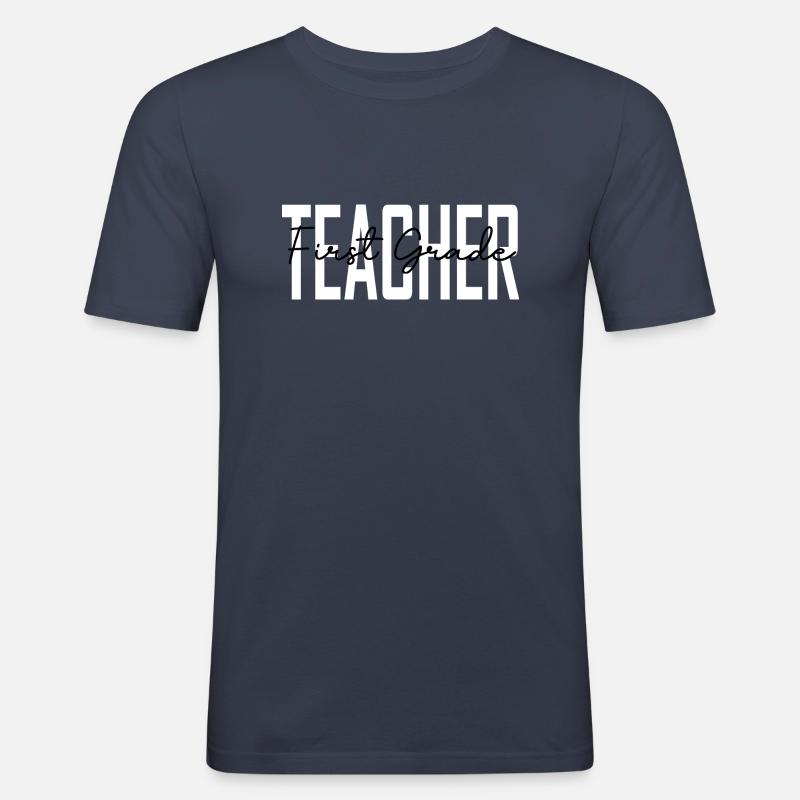 Lehrergeschenke der 1. Klasse - Männer Slim Fit T-Shirt - Navy
