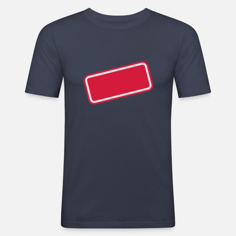 Shield - Herre Slim Fit T-Shirt - marineblå