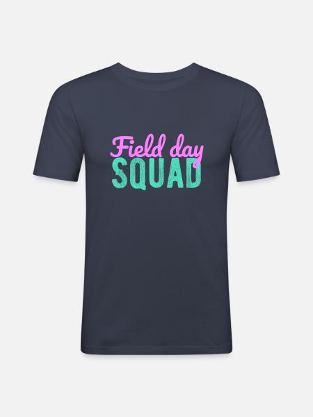 Field day squad - Men's Slim Fit T-Shirt - navy
