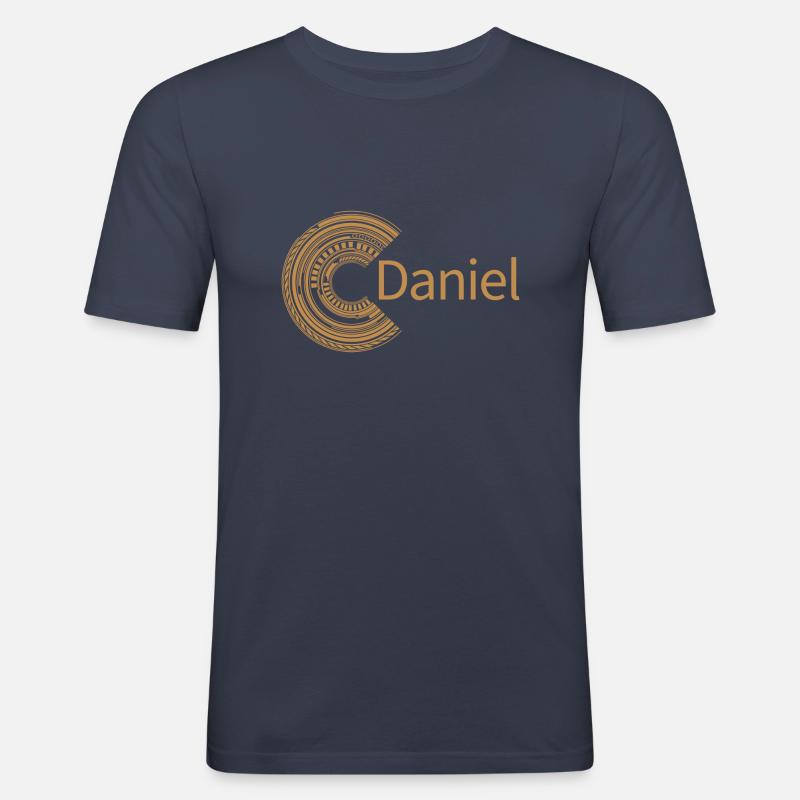 Per Daniel - Maglietta aderente da uomo - navy