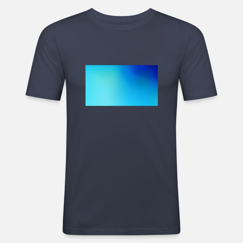Deep Blue Style133 - Männer Slim Fit T-Shirt - Navy