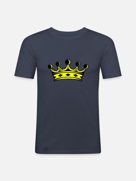 Crown 2 - Men's Slim Fit T-Shirt - navy