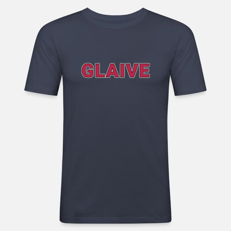 Magenta Glaive - Männer Slim Fit T-Shirt - Navy
