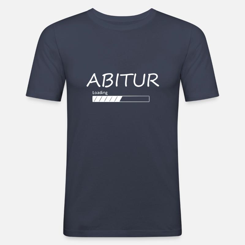 Abi loading - Männer Slim Fit T-Shirt - Navy