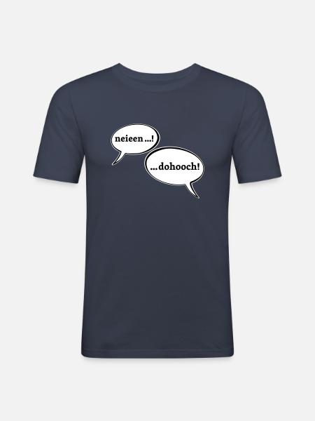 Diskussion - Männer Slim Fit T-Shirt - Navy