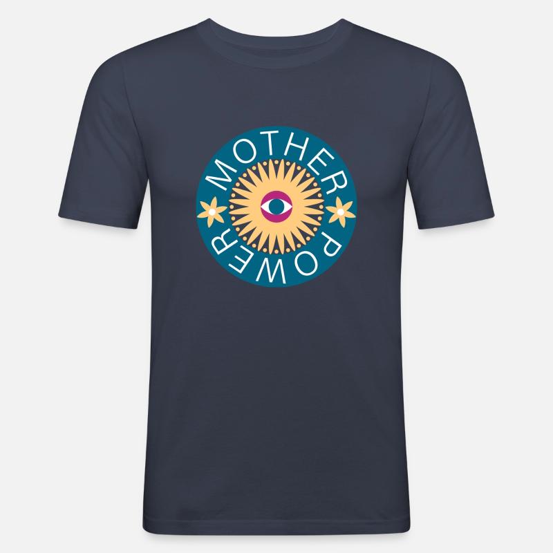 Mutter PP - Männer Slim Fit T-Shirt - Navy