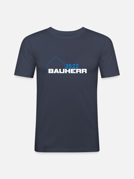 Bauherr 2022 - Männer Slim Fit T-Shirt - Navy