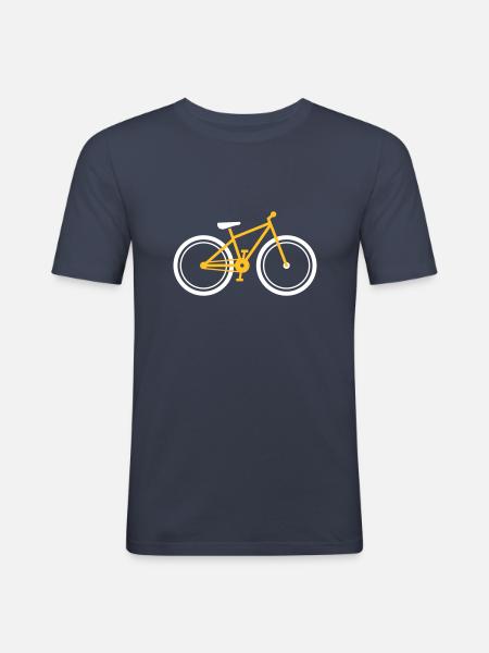 Bicycle - Men's Slim Fit T-Shirt - navy