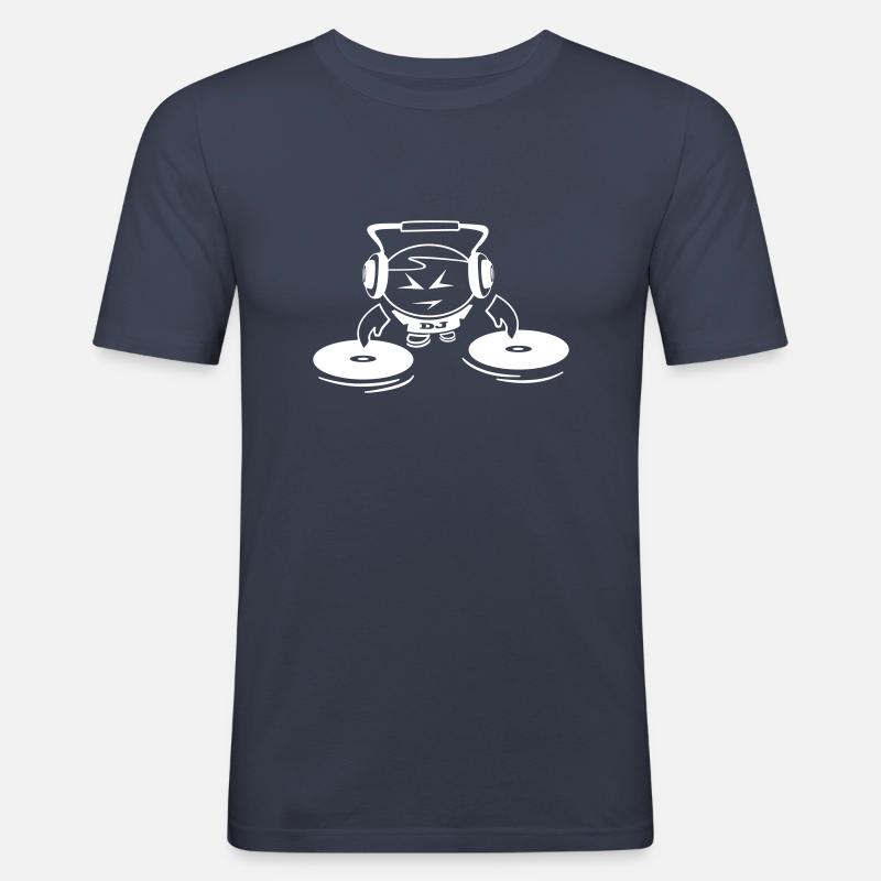 DeeJay - Männer Slim Fit T-Shirt - Navy