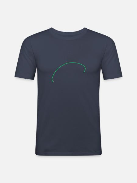 American Football - Männer Slim Fit T-Shirt - Navy