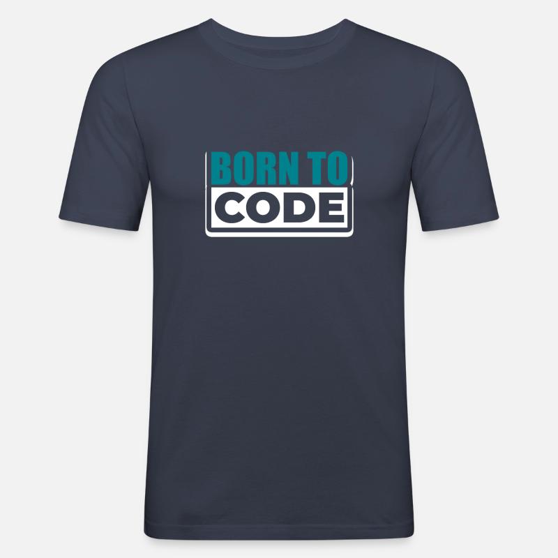 Programmierer - Männer Slim Fit T-Shirt - Navy