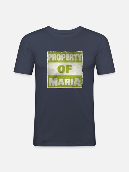 Possession of Maria - Men's Slim Fit T-Shirt - navy