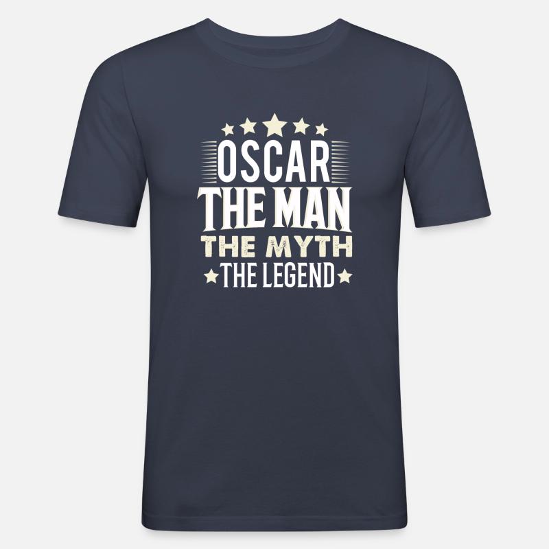 Oscar - Männer Slim Fit T-Shirt - Navy