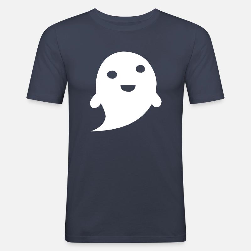 Niedlicher Geist - Männer Slim Fit T-Shirt - Navy