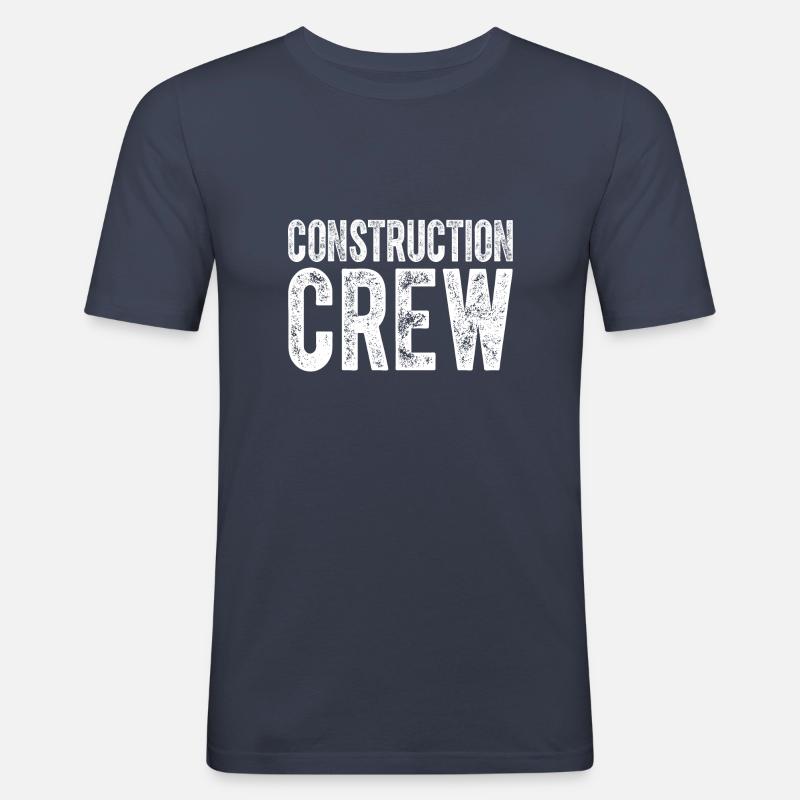 Construction Crew Construction Worker - Männer Slim Fit T-Shirt - Navy