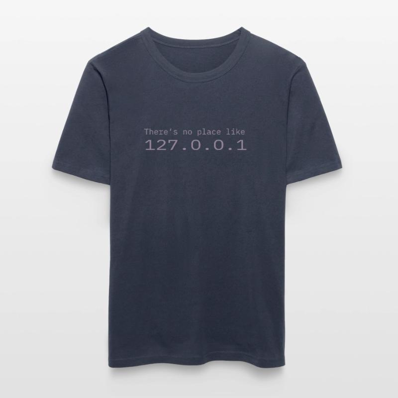 Programmer Nerd IT No place like Localhost Men's Slim Fit T-Shirt