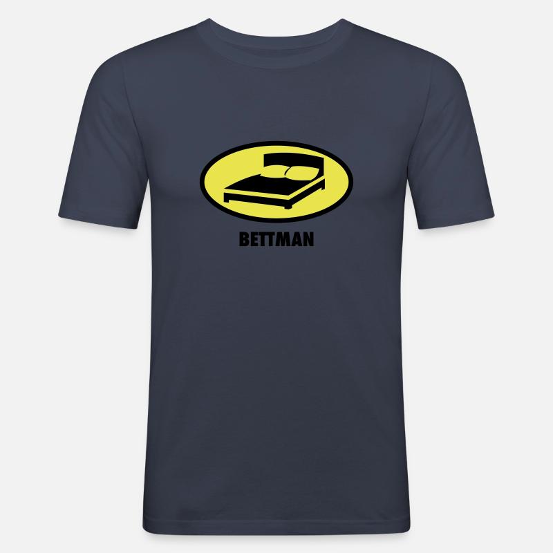 Bettman - Männer Slim Fit T-Shirt - Navy