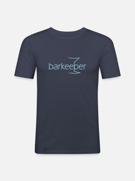 barkeeper (e, 1c) - Männer Slim Fit T-Shirt - Navy