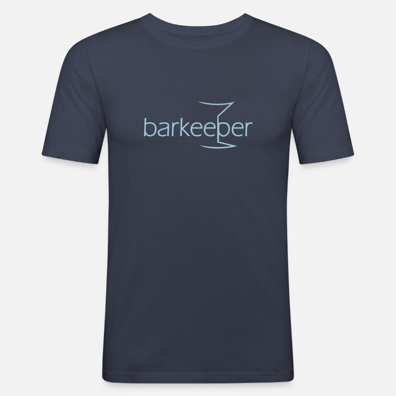 barkeeper (e, 1c) - Männer Slim Fit T-Shirt - Navy