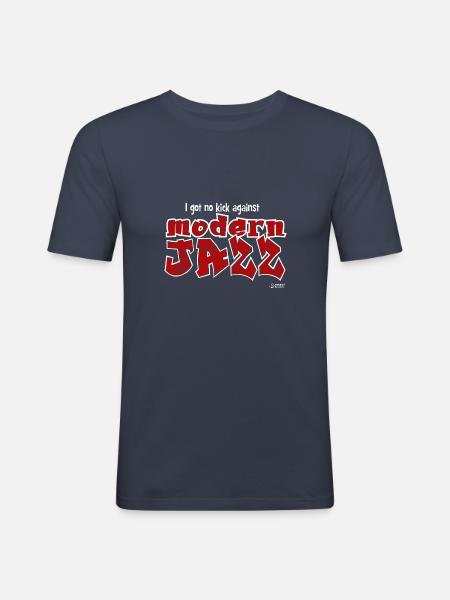 Moderner Jazz - Männer Slim Fit T-Shirt - Navy