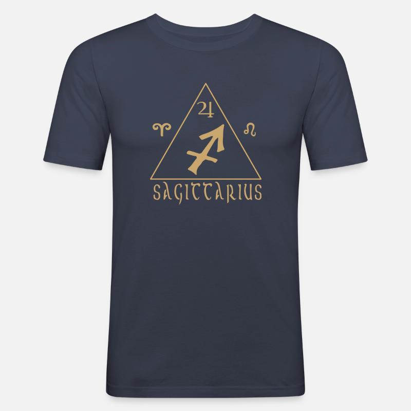Sagittarius - Men's Slim Fit T-Shirt - navy