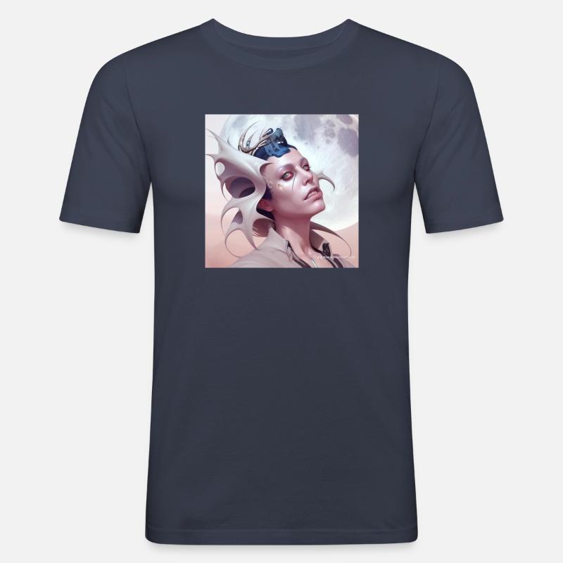 Pet - Männer Slim Fit T-Shirt - Navy