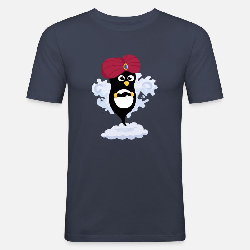 Penguin Engineering - Men's Slim Fit T-Shirt - navy
