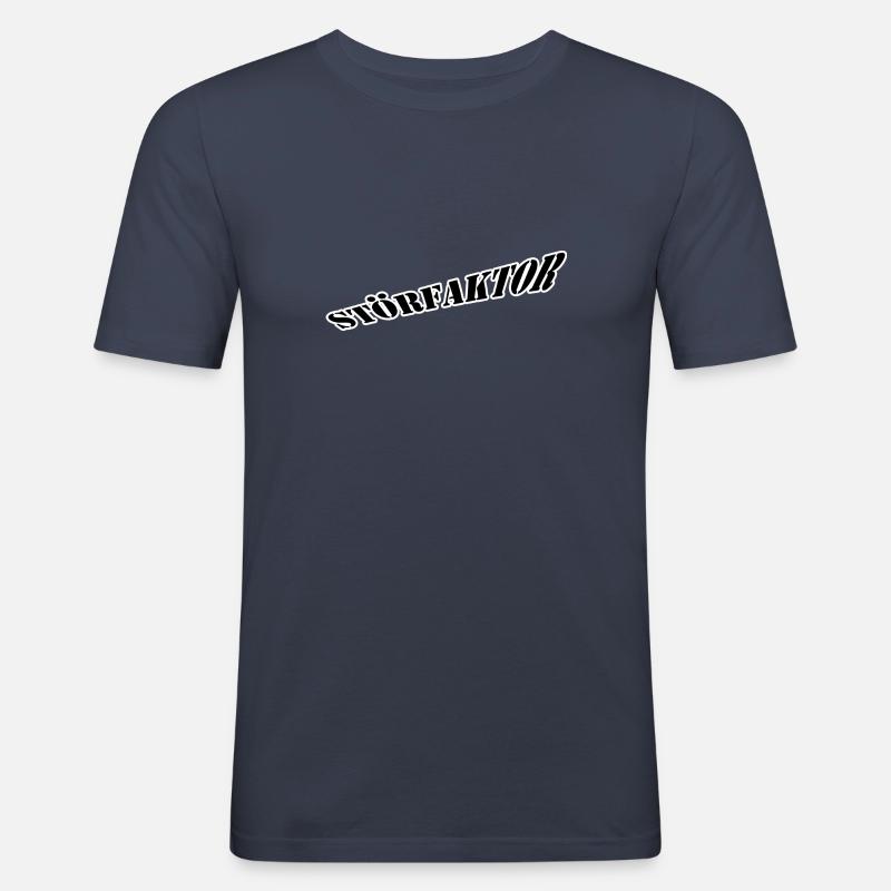 Störfaktor - Männer Slim Fit T-Shirt - Navy