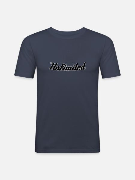 Unlimited - Men's Slim Fit T-Shirt - navy