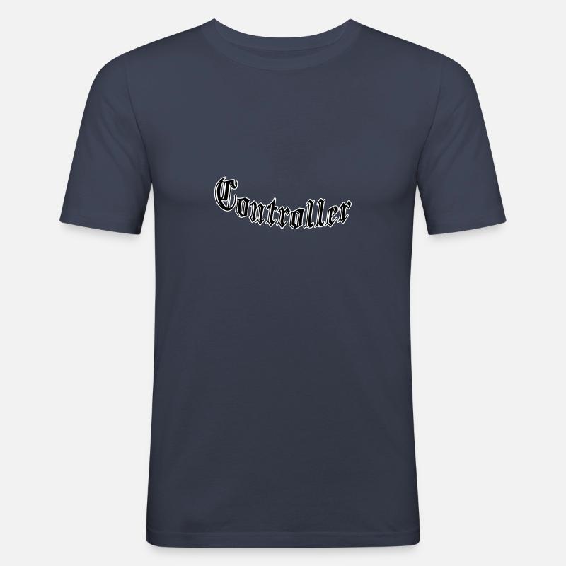 Controller - Men's Slim Fit T-Shirt - navy