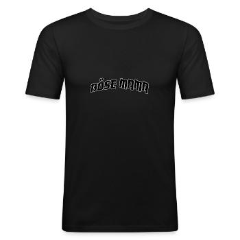evil mom - Men's Slim Fit T-Shirt - black - Front - Nik (191cm)