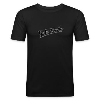 Good thing - Men's Slim Fit T-Shirt - black - Front - Nik (191cm)