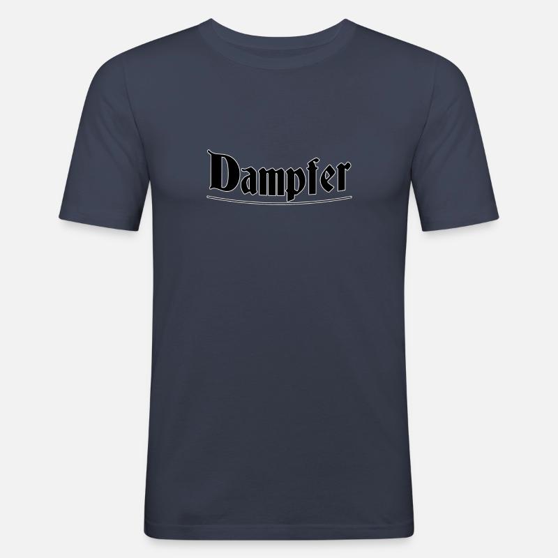 Dampfer - Männer Slim Fit T-Shirt - Navy