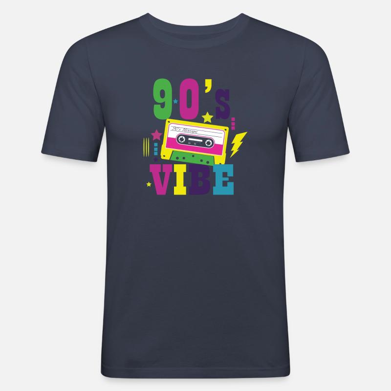 1990s Proverbs 90s Gift Idea - Men's Slim Fit T-Shirt - navy