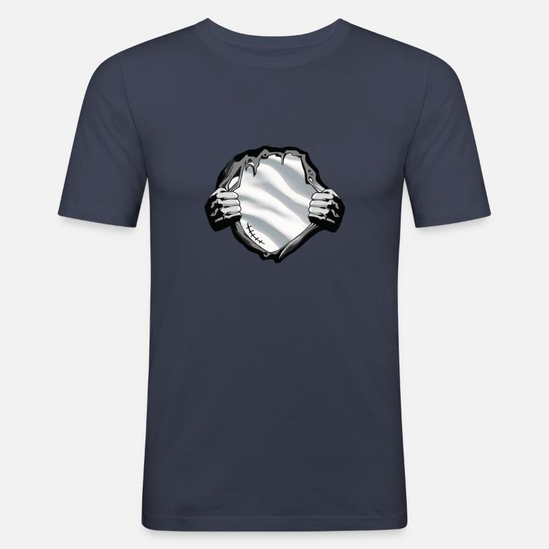 Blinddarm Operation Appendektomie Geschenk TShirt - Männer Slim Fit T-Shirt - Navy