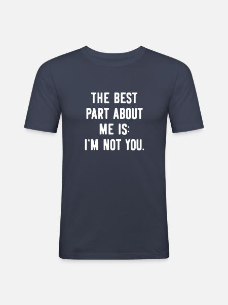 Provocation Provocative Provoke - Men's Slim Fit T-Shirt - navy