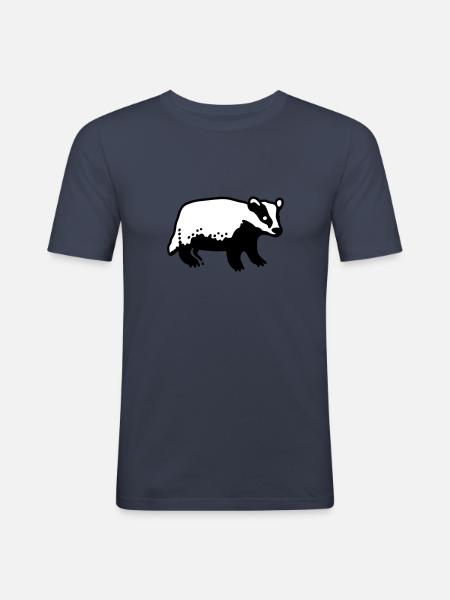 Badger - Men's Slim Fit T-Shirt - navy