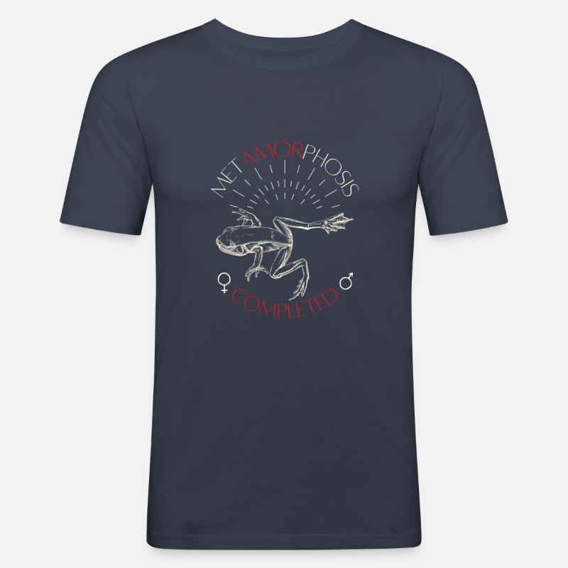 Metamorphose -Completed! - Männer Slim Fit T-Shirt - Navy